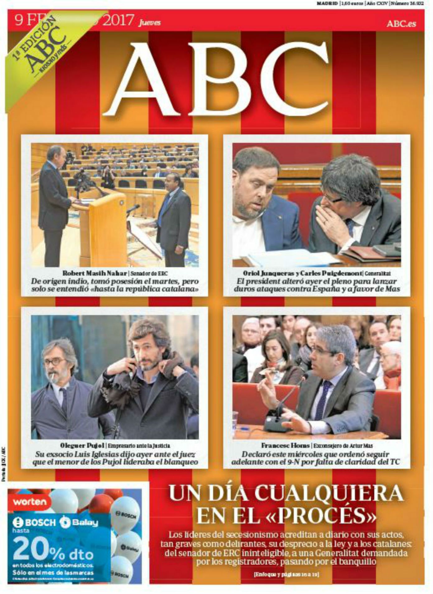 "La política o la força a Catalunya", a la premsa estatal