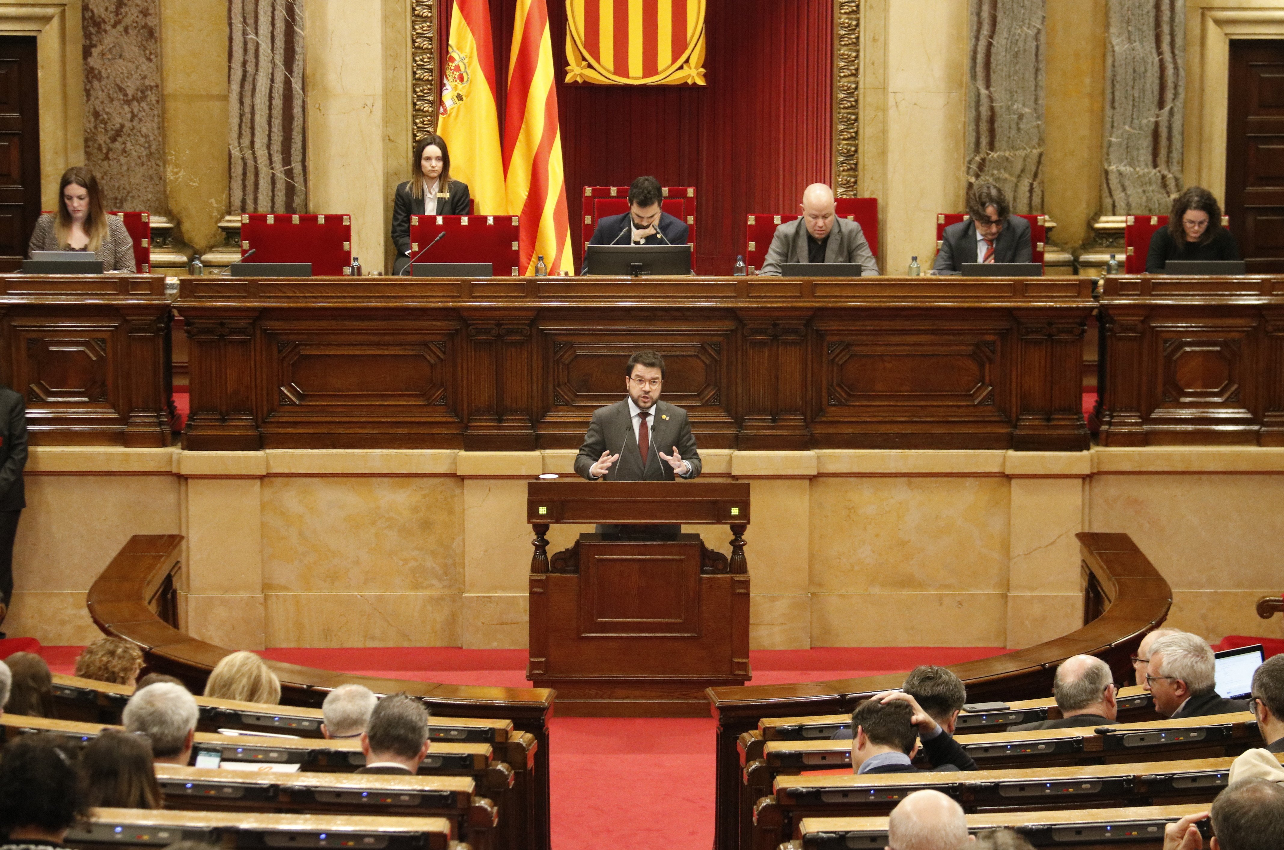 Aragonès acusa al PSC de no apoyar los presupuestos por "electoralismo"