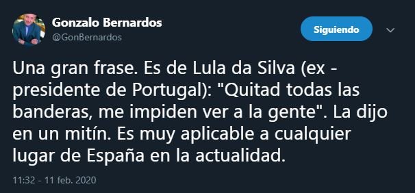 Gonzalo Bernardos tuit Lula Portugal @gonbernardos