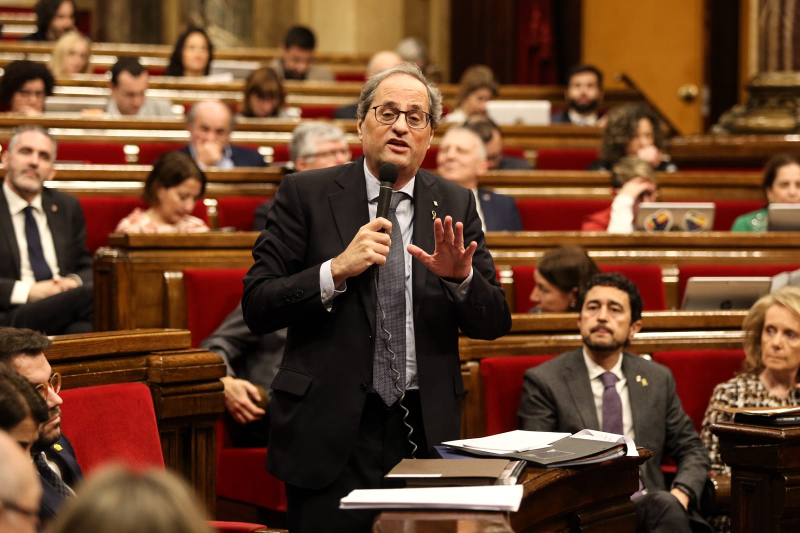 La Fiscalía pide que no se admita a trámite la querella del PP contra Torra