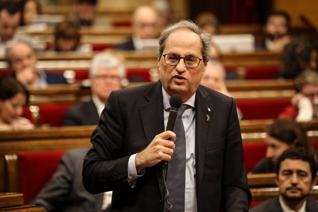 Quim Torra president ple Parlament- Sira Esclasans Quim Torra president ple Parlament- Sira Esclasans