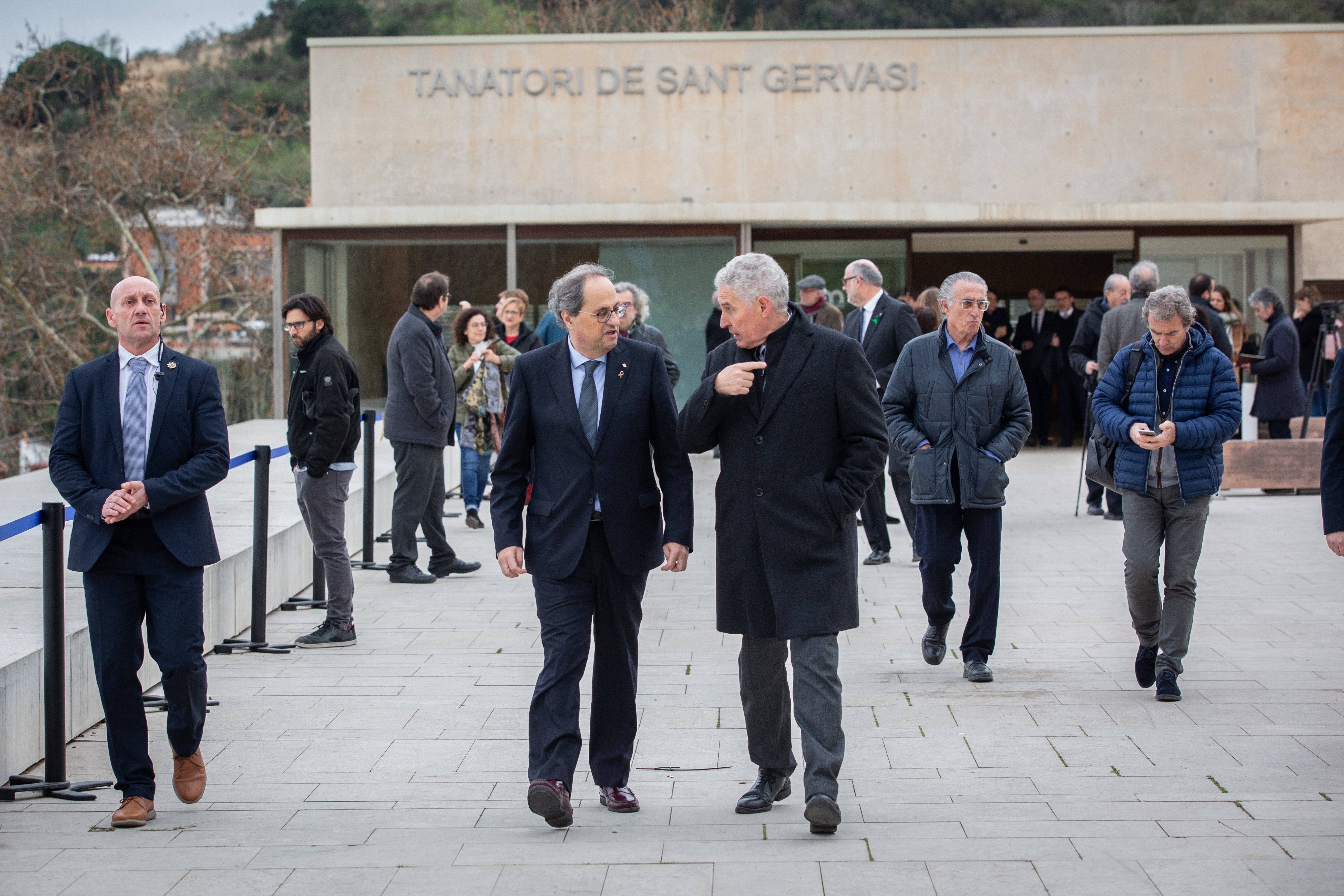 Multitudinari adeu a Diana Garrigosa al tanatori de Sant Gervasi