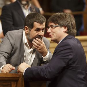 Jordi Sànchez i Carles Puigdemont - Sergi Alcàzar Jordi Sànchez i Carles Puigdemont - Sergi Alcàzar