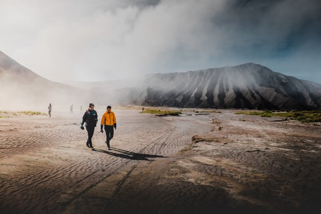 Pareja andando