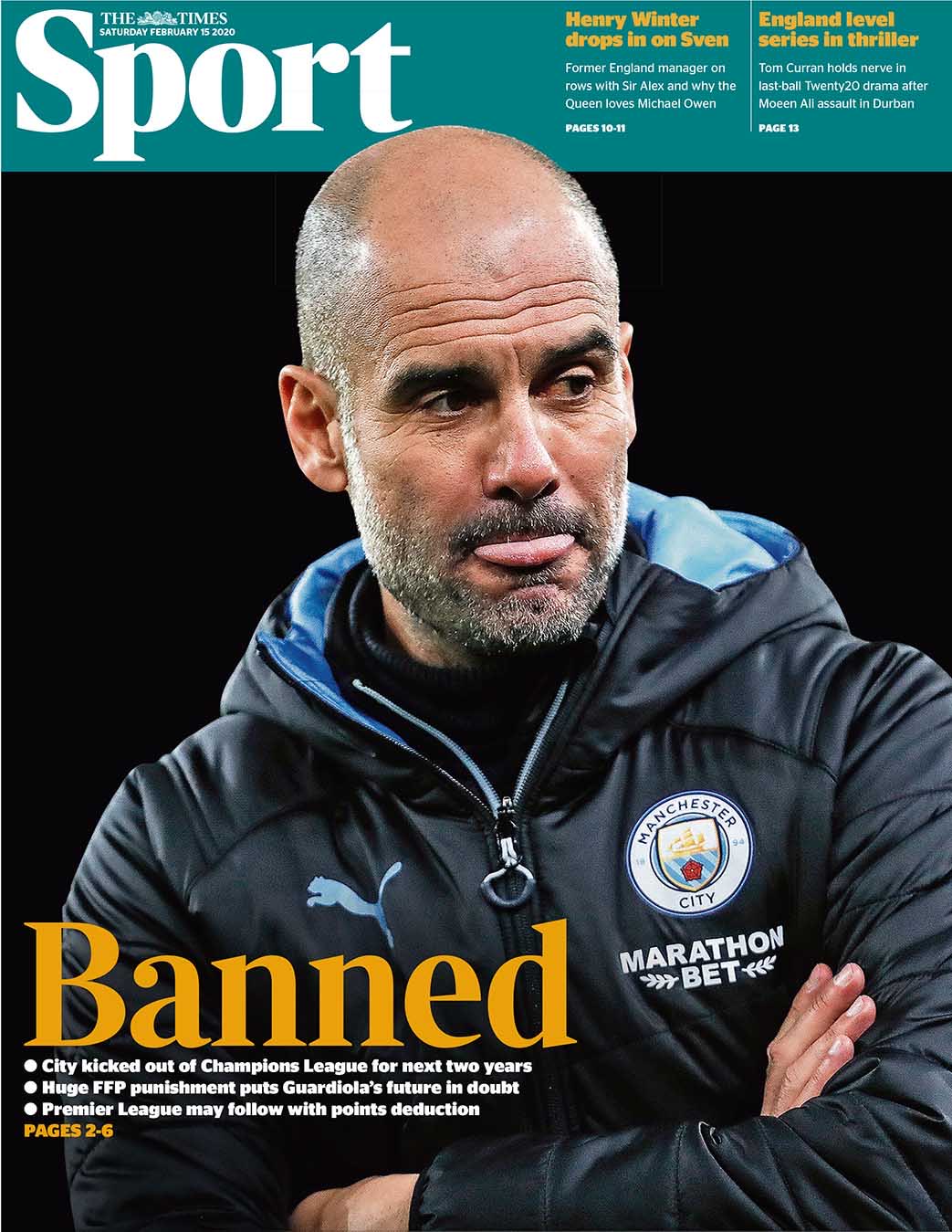 The Times deportes Portada 15 02 2020