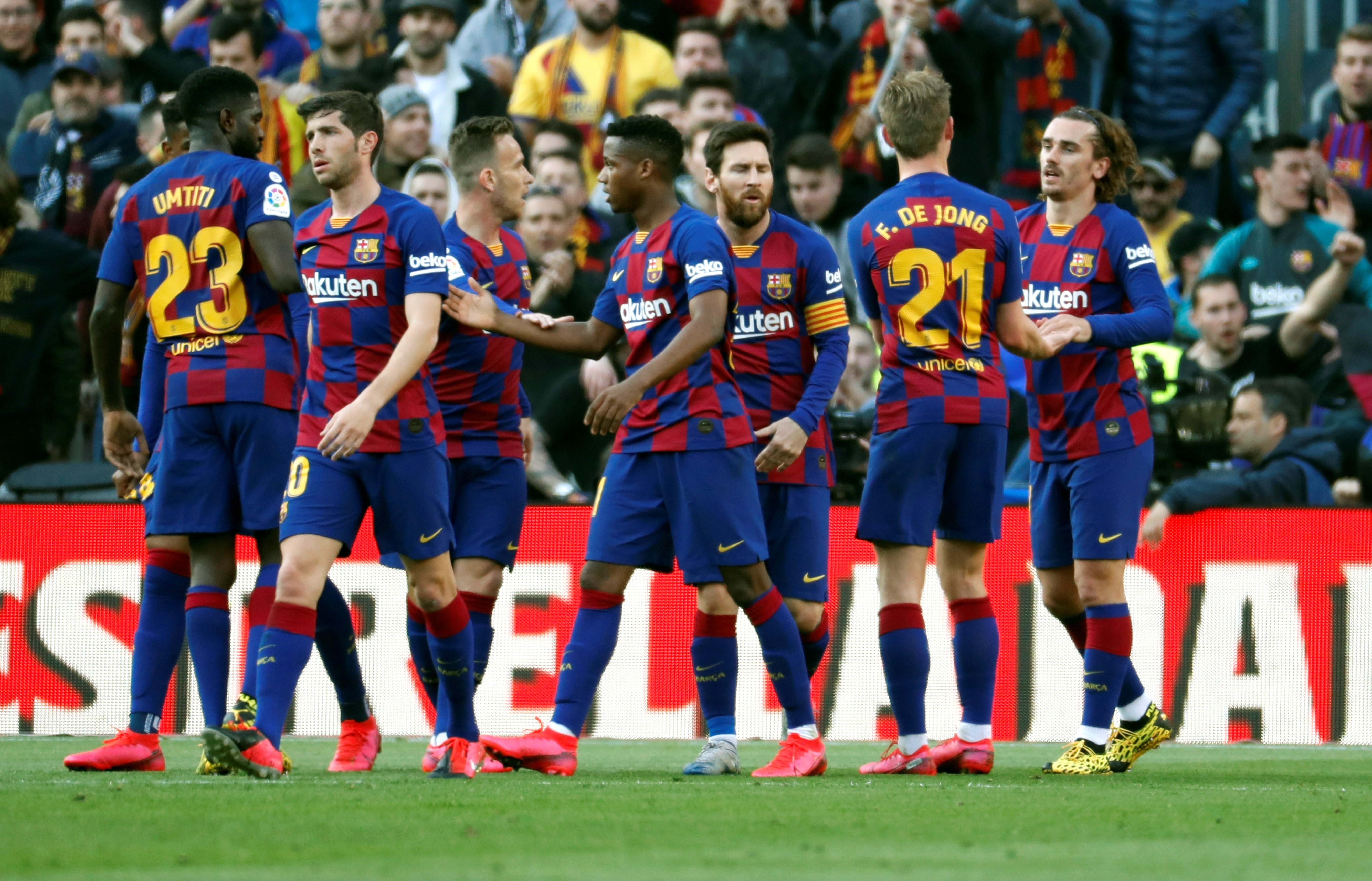 Horari i TV del Barça-Eibar de la Lliga Santander