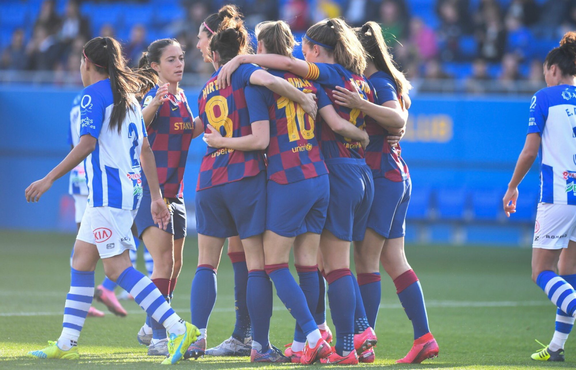 El Barça aconsegueix una nova golejada davant el Huelva (7-0)