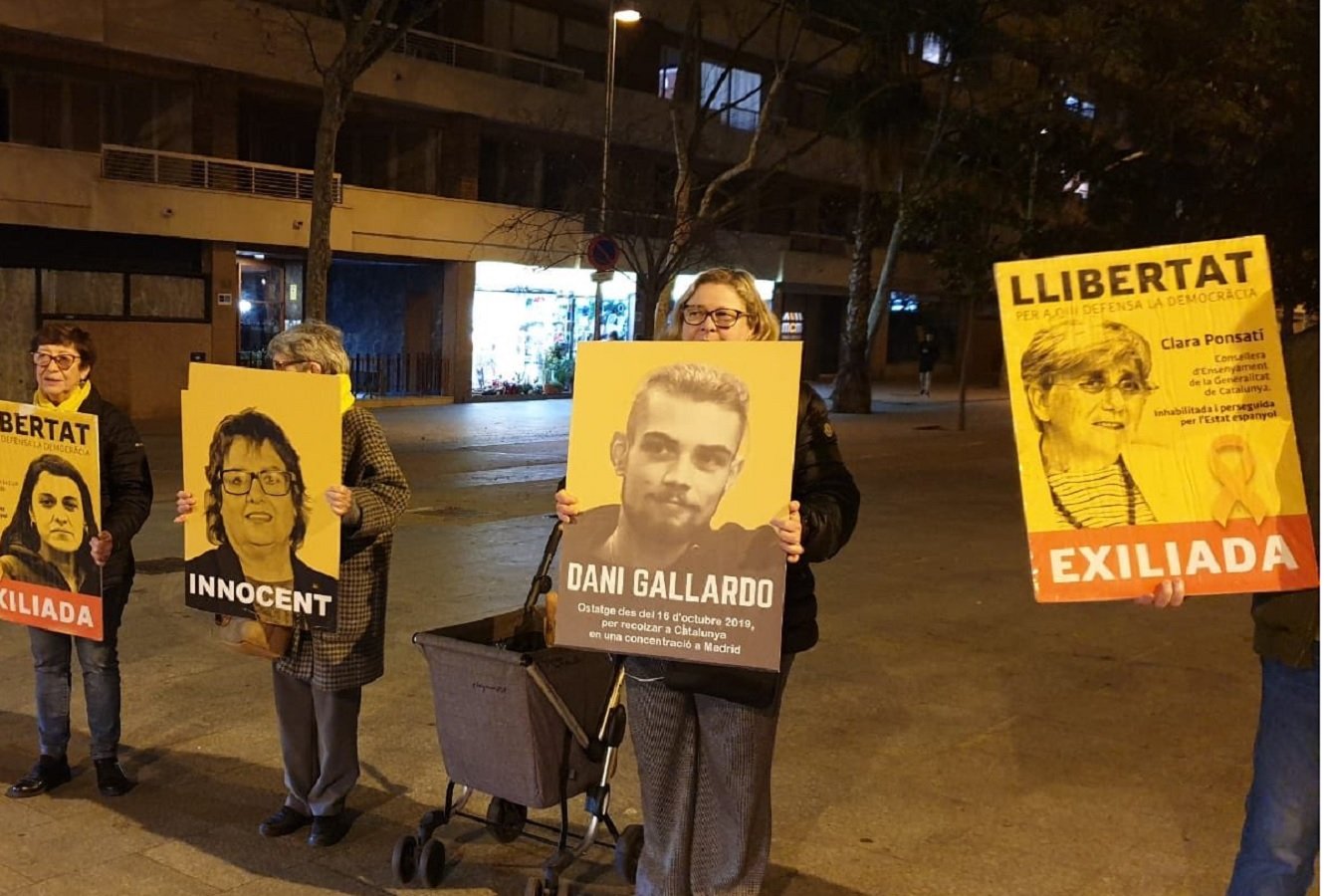 Dani Gallardo, jailed for 4 years over 2019 pro-independence protest in Madrid