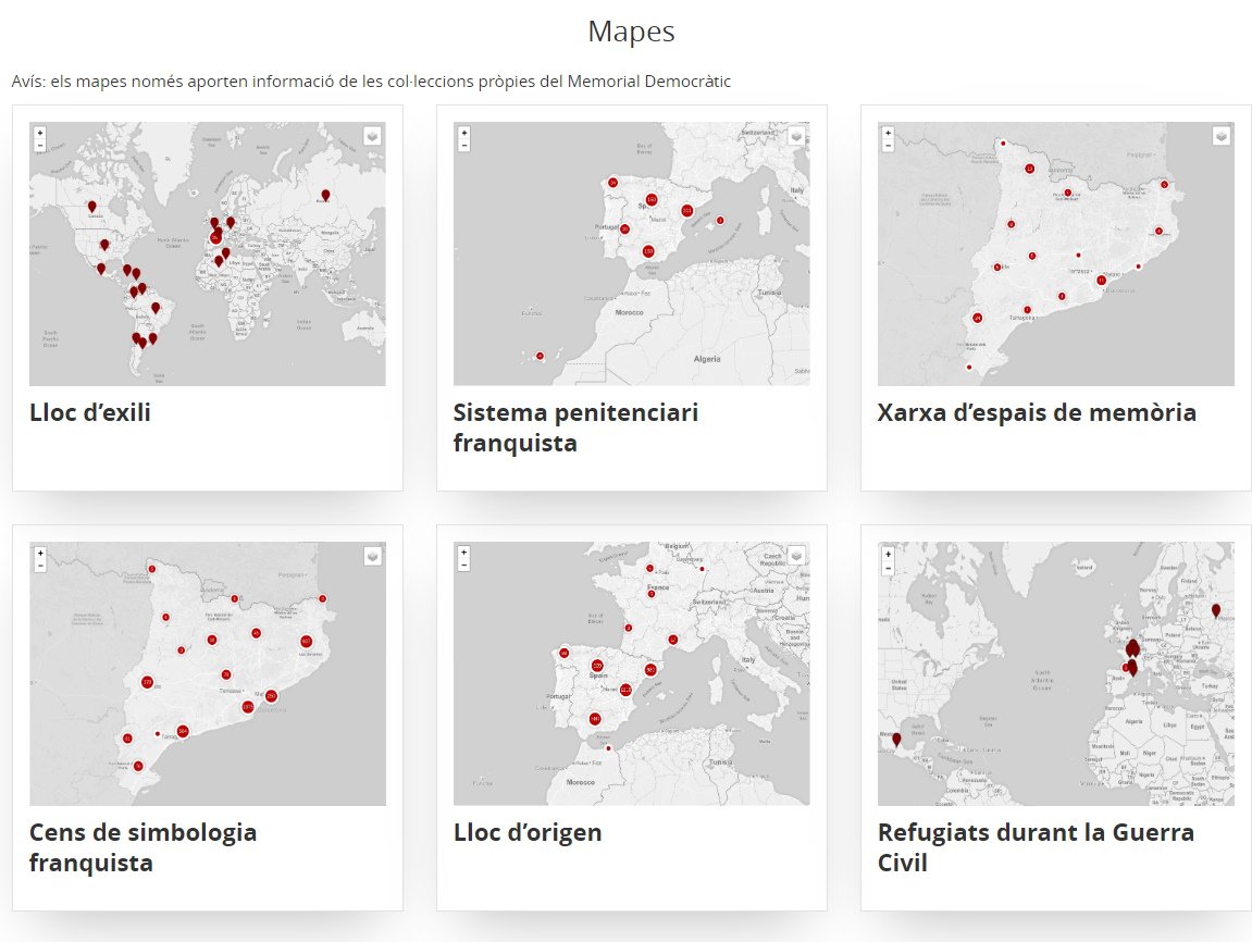 mapas memorial democrático