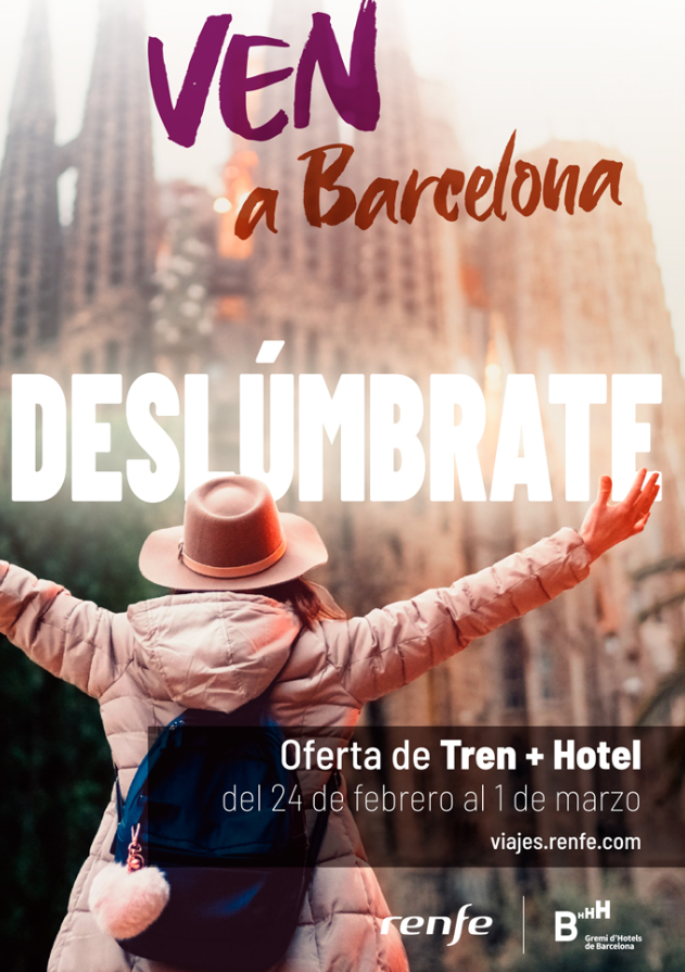 campaña renfe hoteles barcelona