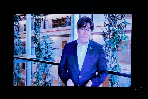 Carles Puigdemont premi Gasull Plataforma Llengua Sergi Alcàzar