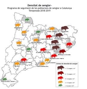 mapa jabalíes