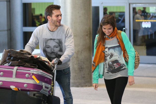 Natalia Sanchez Marc Clotet Aina Clotet aeropuerto maletas