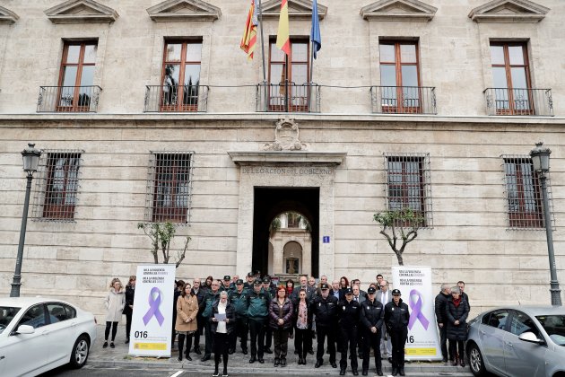 concentración asesinato machista Moraira EFE