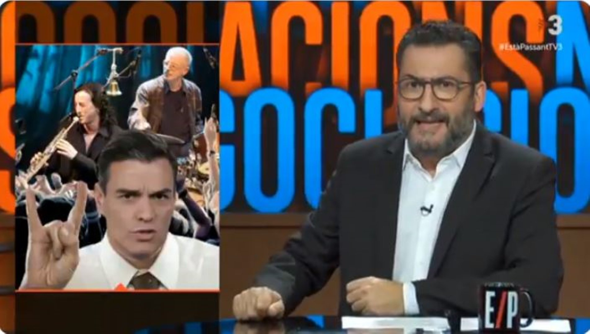 Así 'Està passant' desmonta a Pedro Sánchez: "¡Intolerable!"