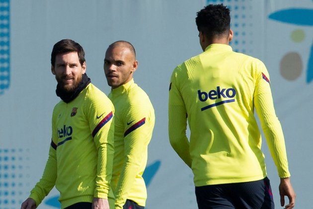 messi braithwaite barça entrenamientos efe