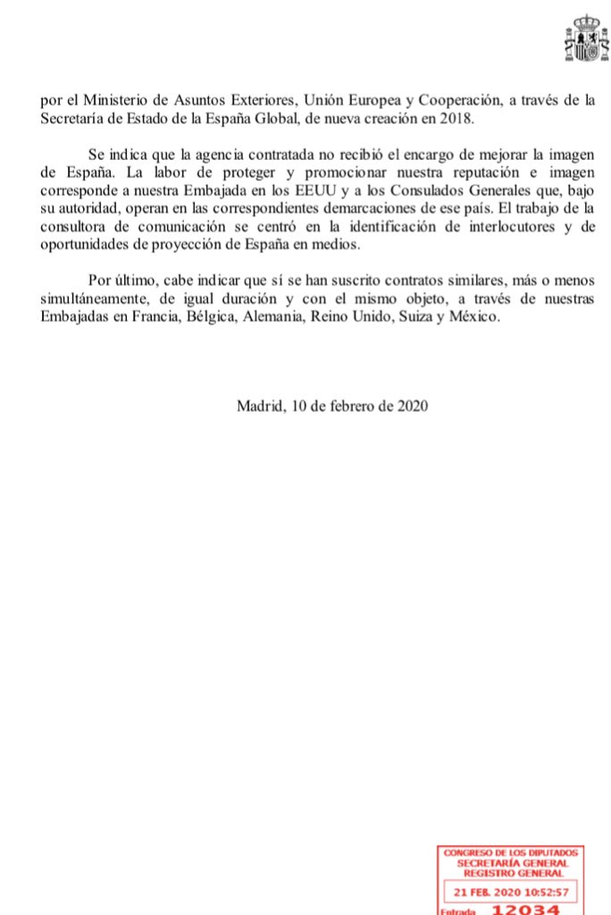 pagina 2 resposta govern espanyol ambaixades