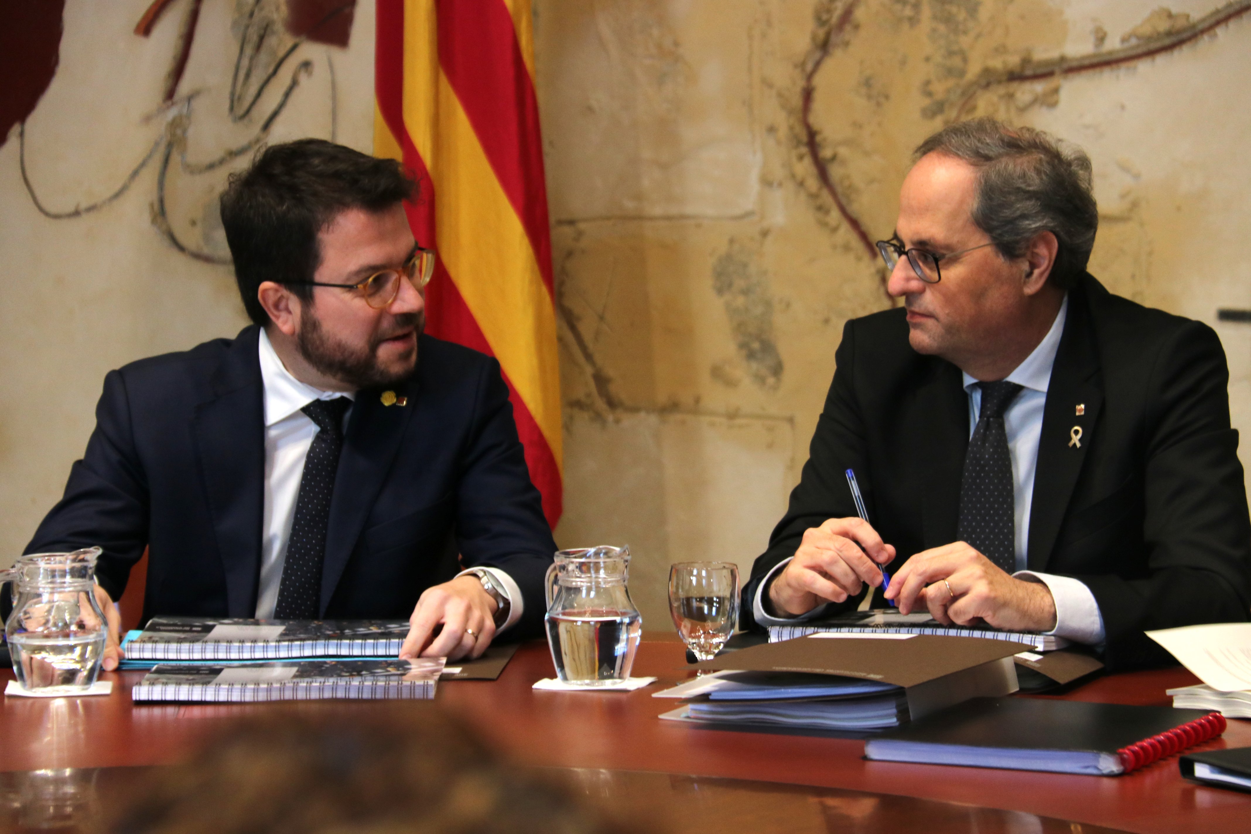 Torra i Aragonès designen els enviats del Govern a la taula de diàleg