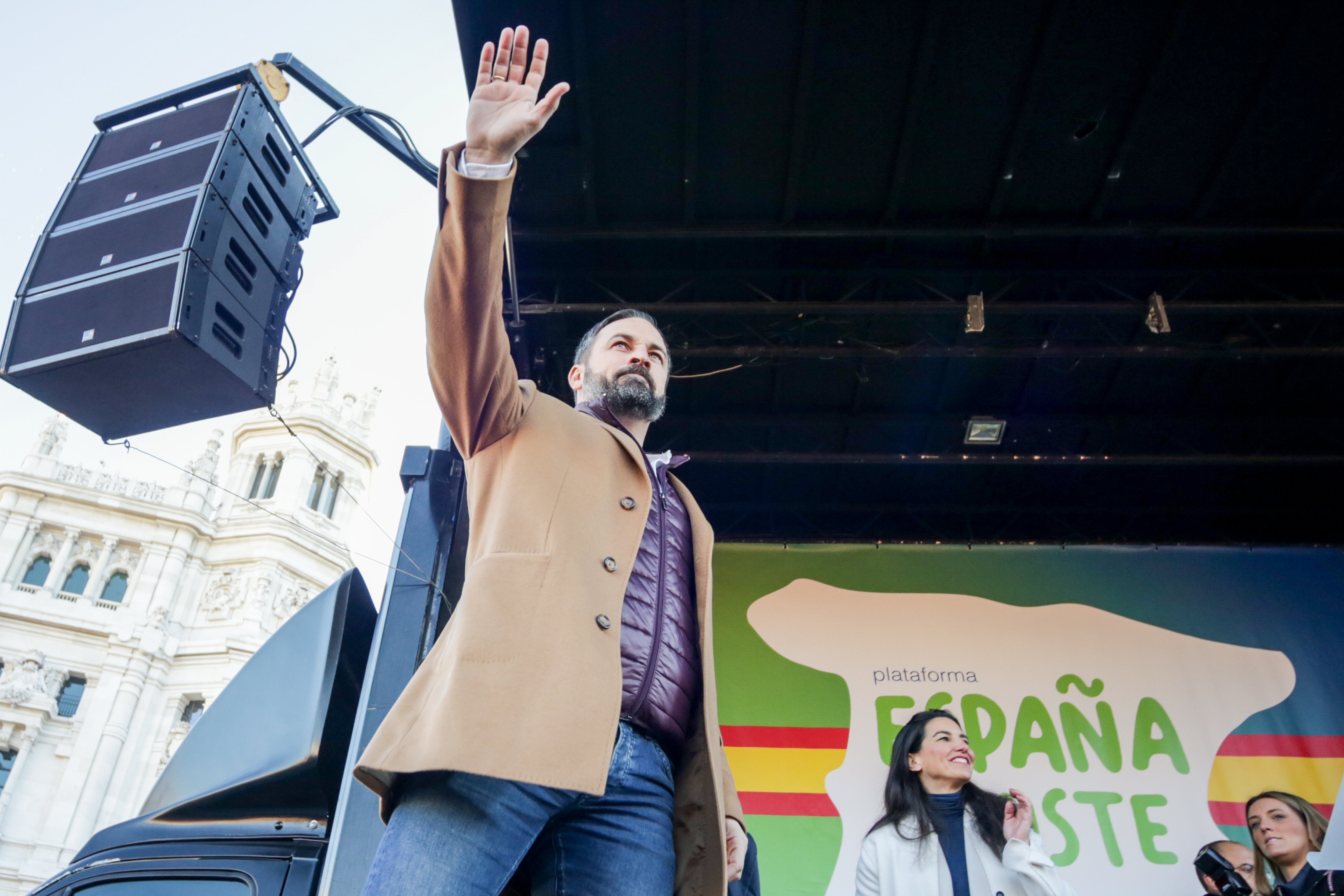 Coronavirus: Abascal, entusiasmado con el estado de alarma de Pedro Sánchez