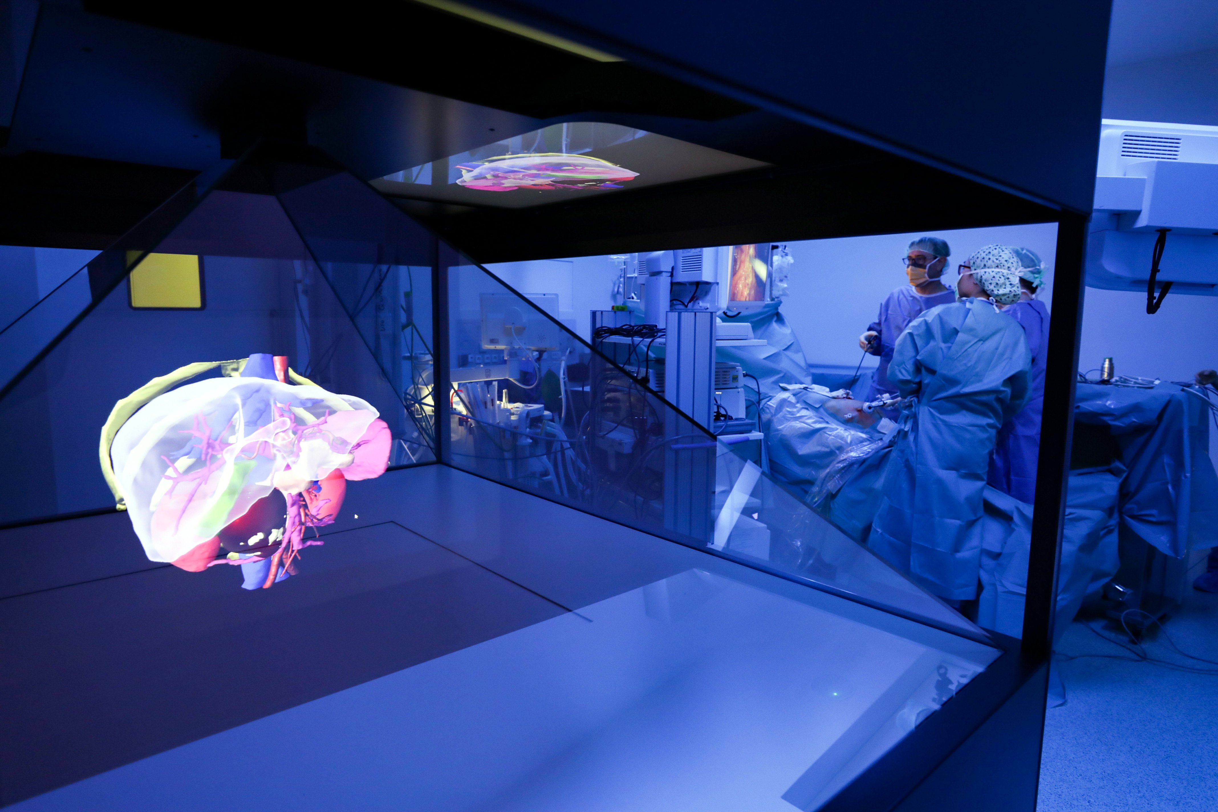 Hologrames al quiròfan per a intervencions complexes a l'Hospital de Sant Pau