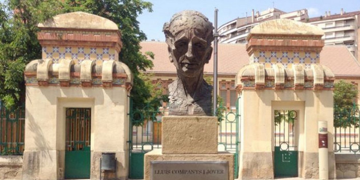 Arrancan el busto de Lluís Companys de Lleida