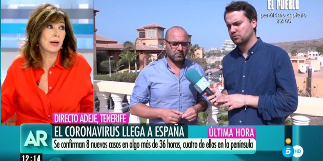 Ana Rosa coronavirus ganyota Telecinco