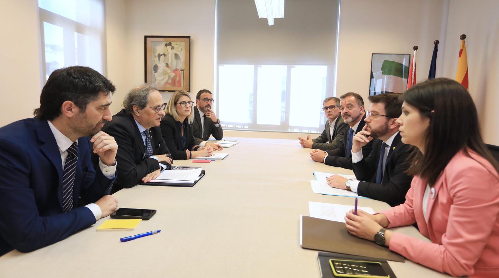 delegació catalana taula de diàleg moncloa