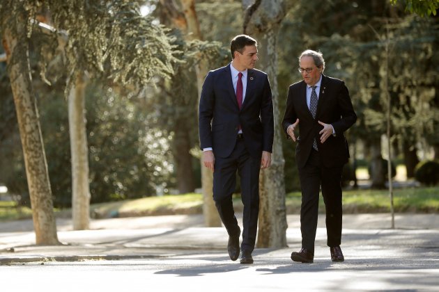 pedro sanchez Quim Torra reunio rebrota dialeg moncloa - efe