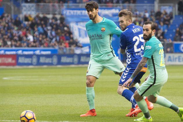 Aleix Vidal Andre Gomes Barça Alabes EFE