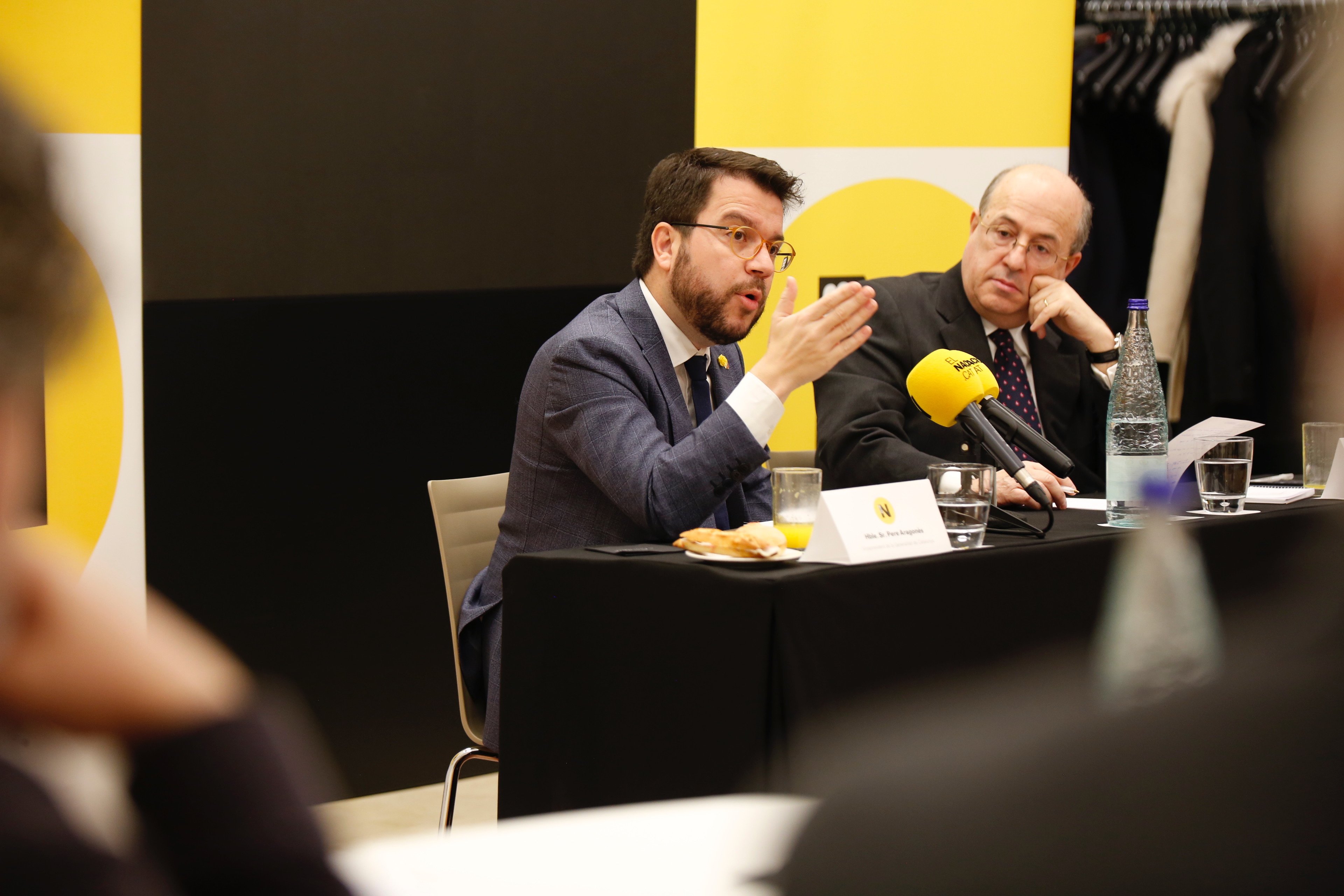 VÍDEO | Pere Aragonès, a l'esmorzar del Club El Nacional