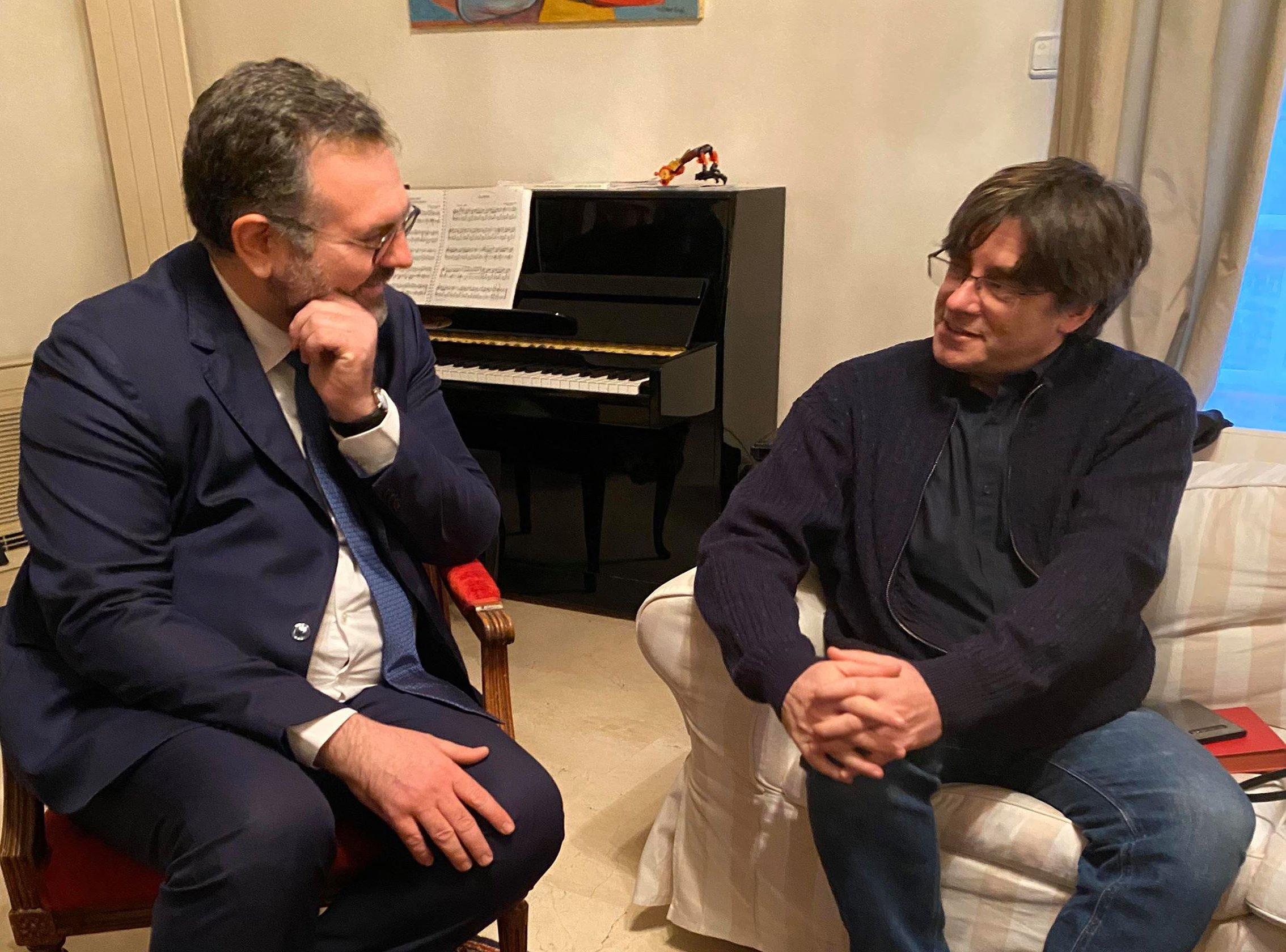 Puigdemont, en casa del hombre de Macron en Perpinyà