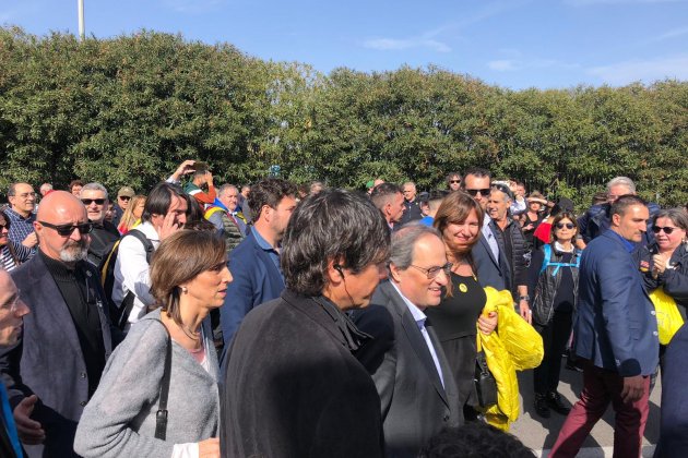 Quim Torra Perpinyà acto Puigdemont Marina fernánez