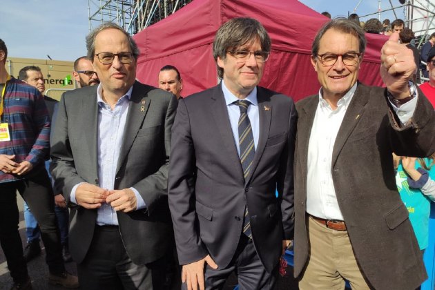 Mas, Torra y Puigdemont acto Perpinyà Marina Fernández