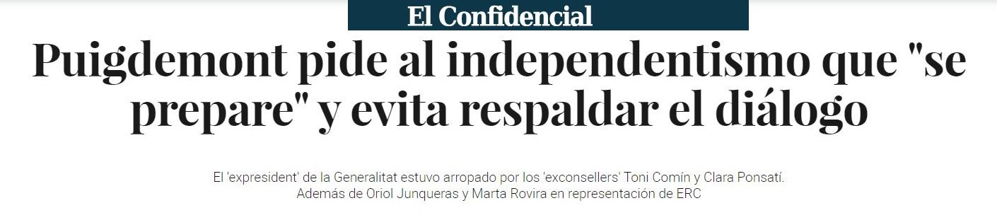 confidencial puigdemont