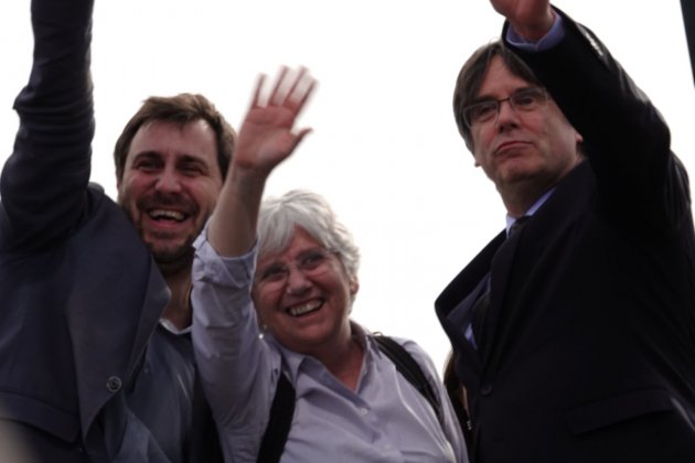 Comín, Ponsatí y Puigdemont Perpinyà 1 Roberto Lázaro