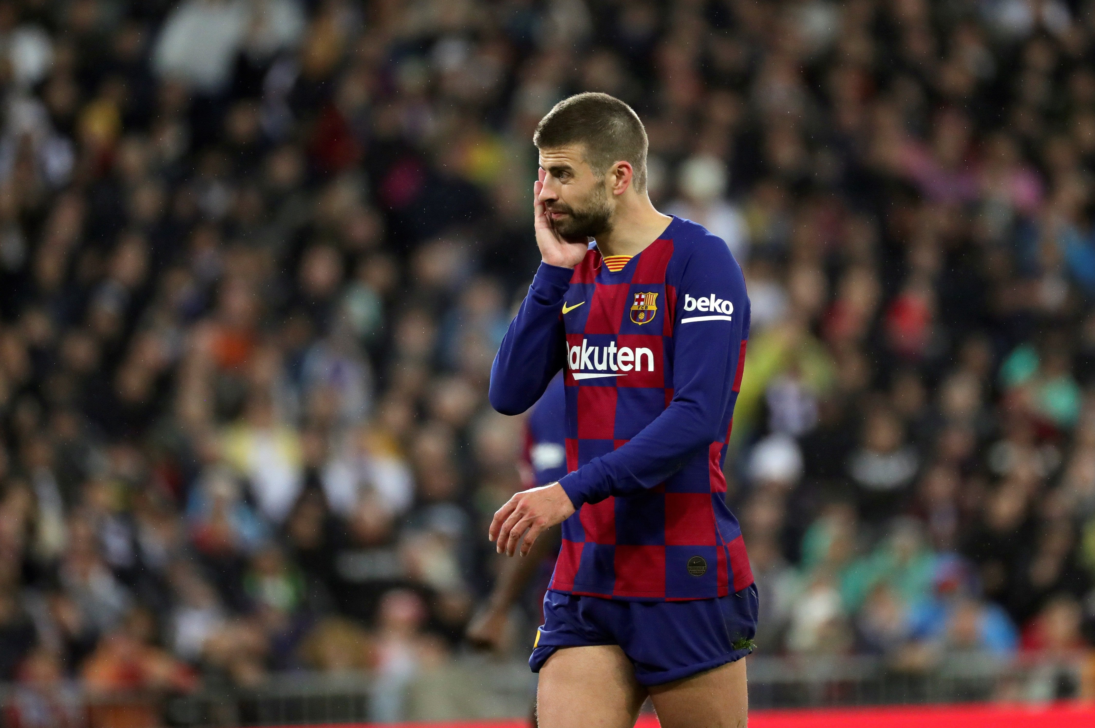 Gerard Piqué: "Quedarse sin acabar la Liga sería bastante feo"