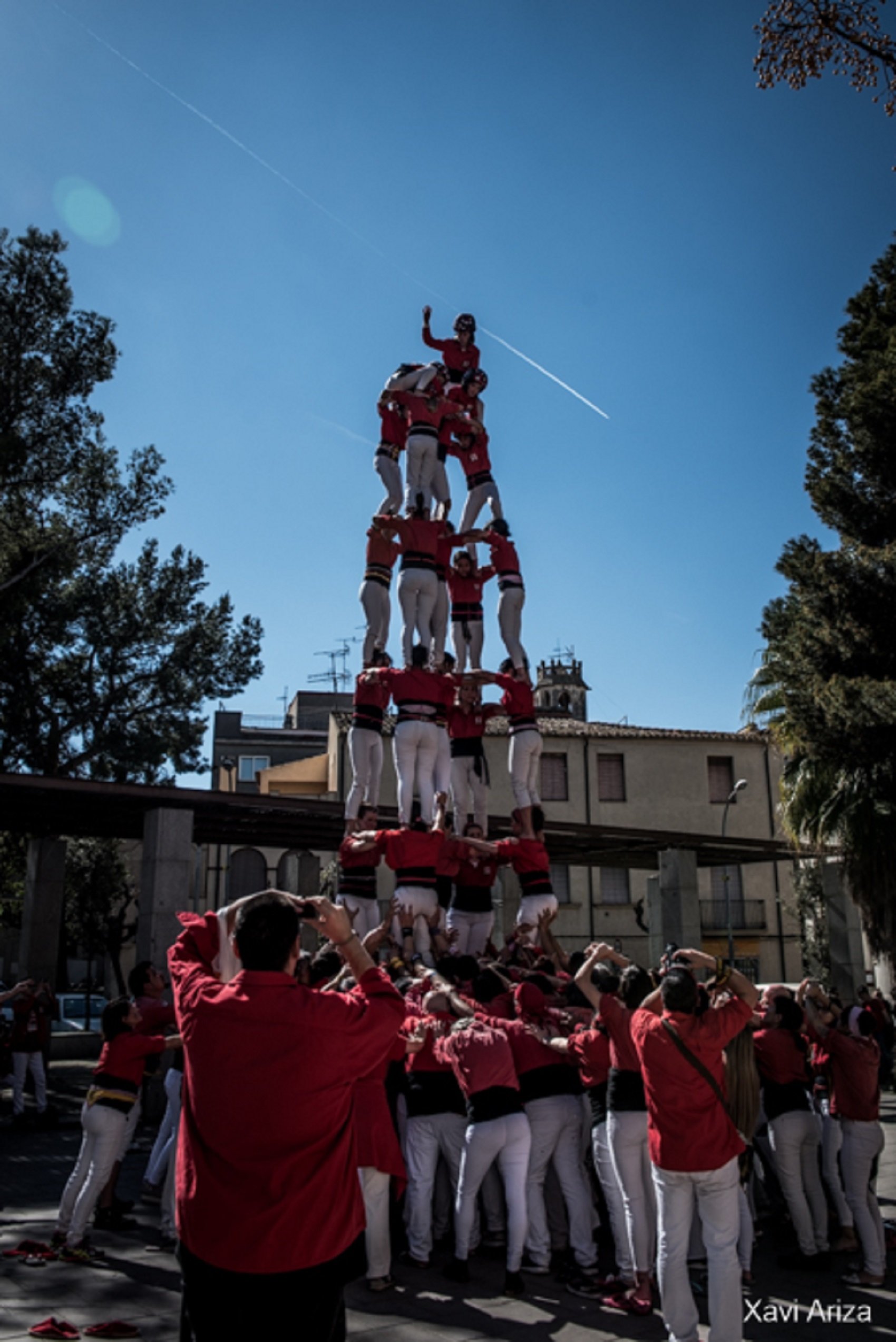 Les Castelleres de Barcelona provaran el 7 de 7 femení pel Dia de la Dona