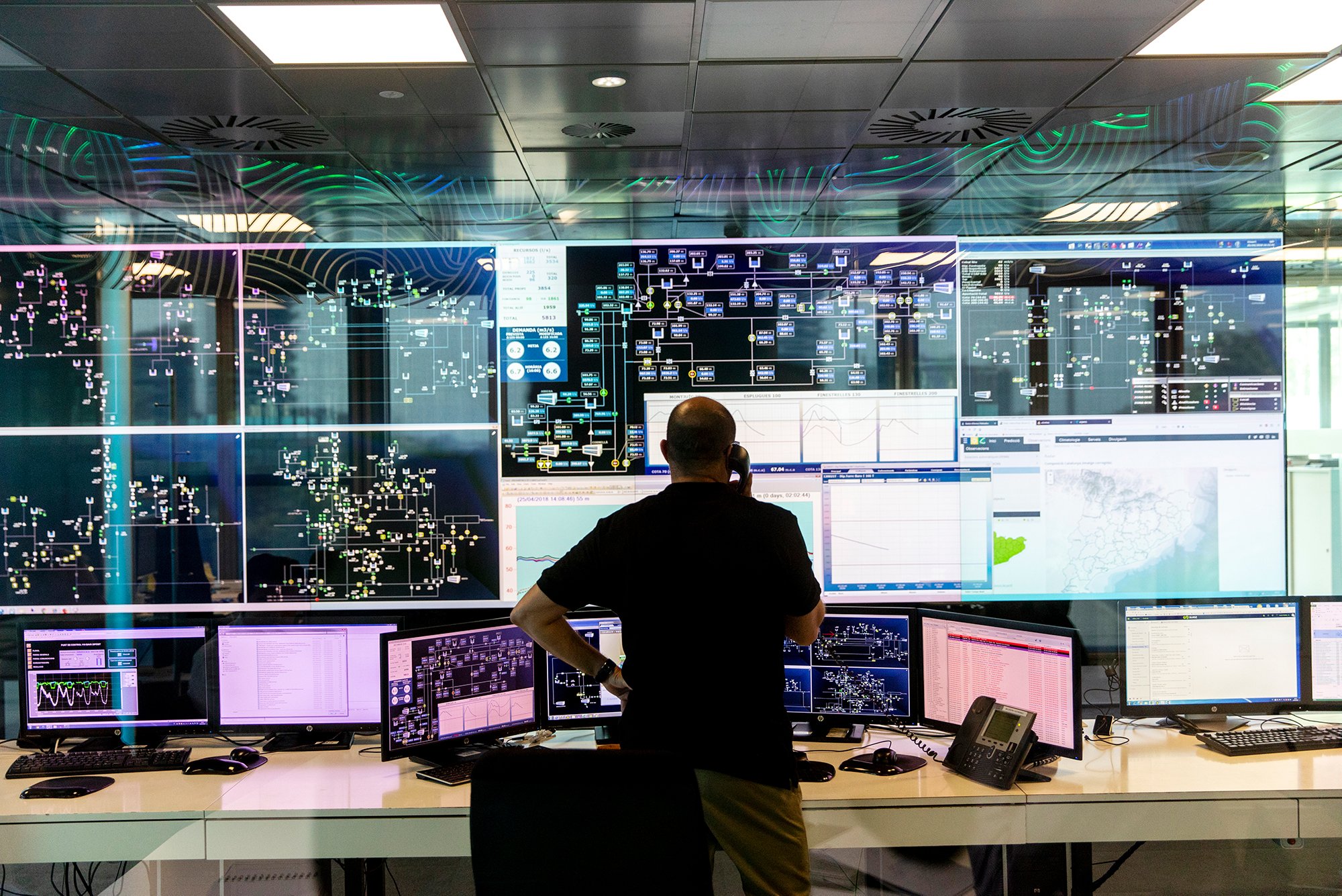 Aigües de Barcelona, rècord de visites tècniques a les seves instal·lacions