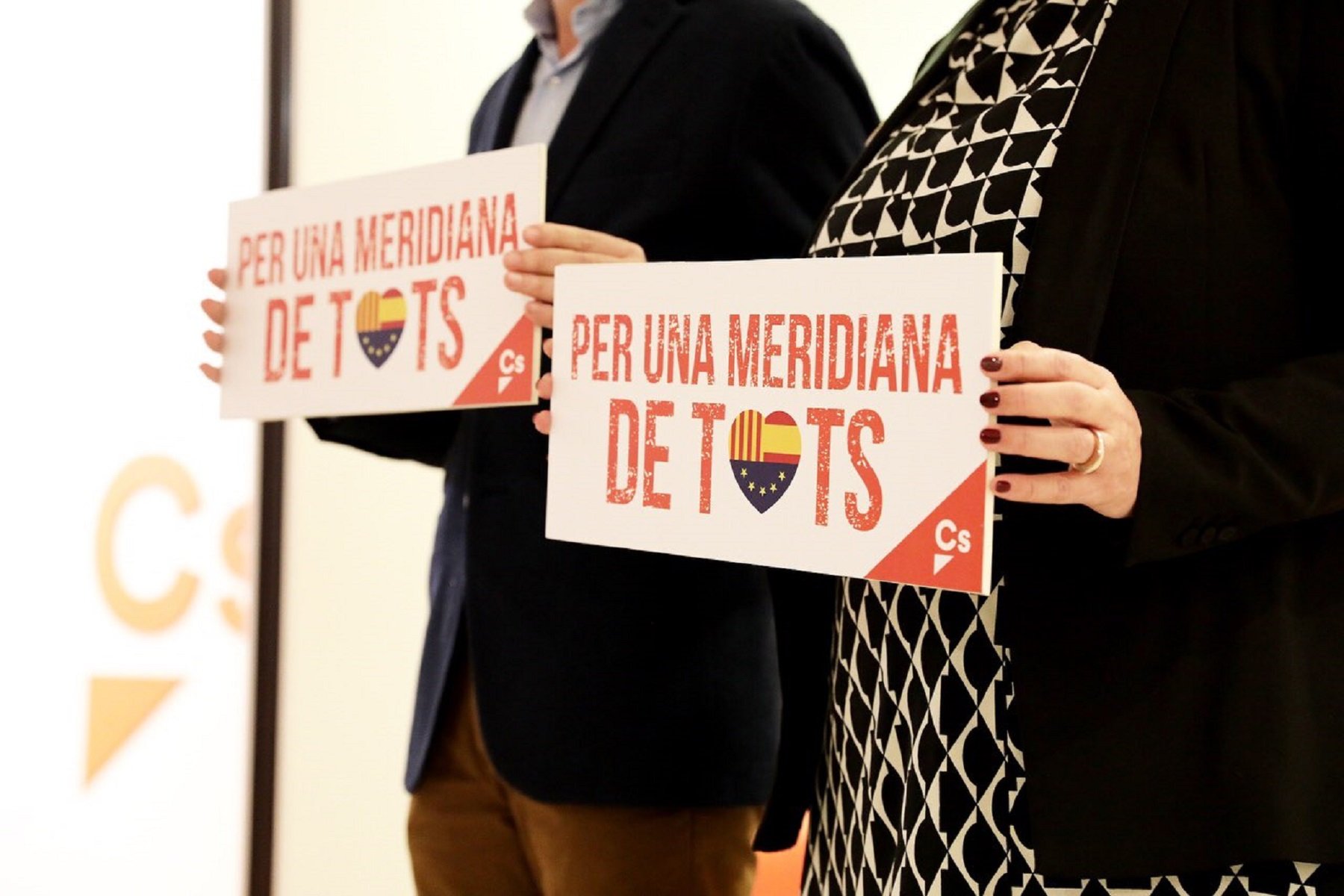 Ciutadans torna a apuntar al tall de la Meridiana: ara amb cartells