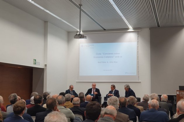 Artur Mas al colegi d'economistes - Carlota Serra