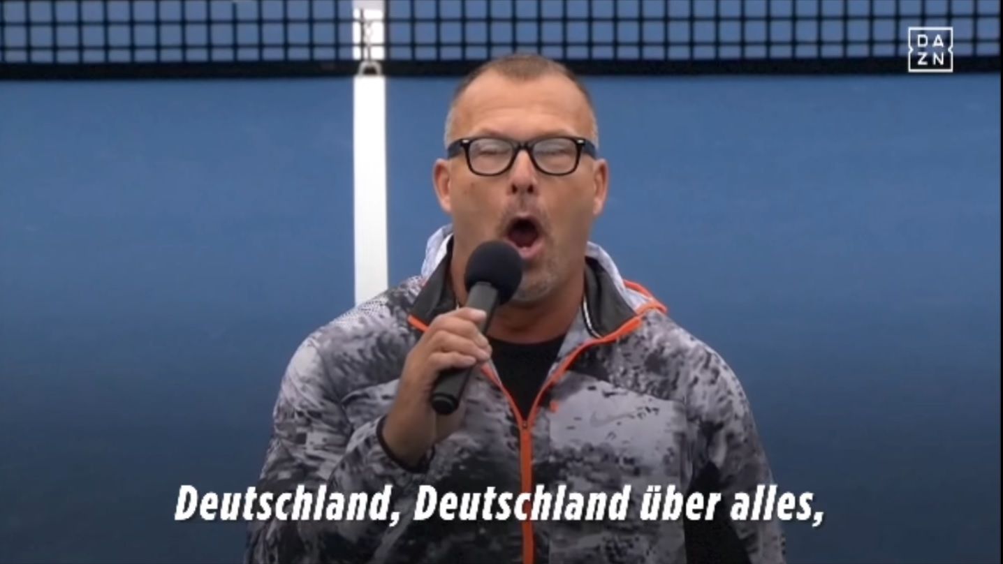 Cantan por error el himno nazi en un partido de la Copa Federación de Tenis
