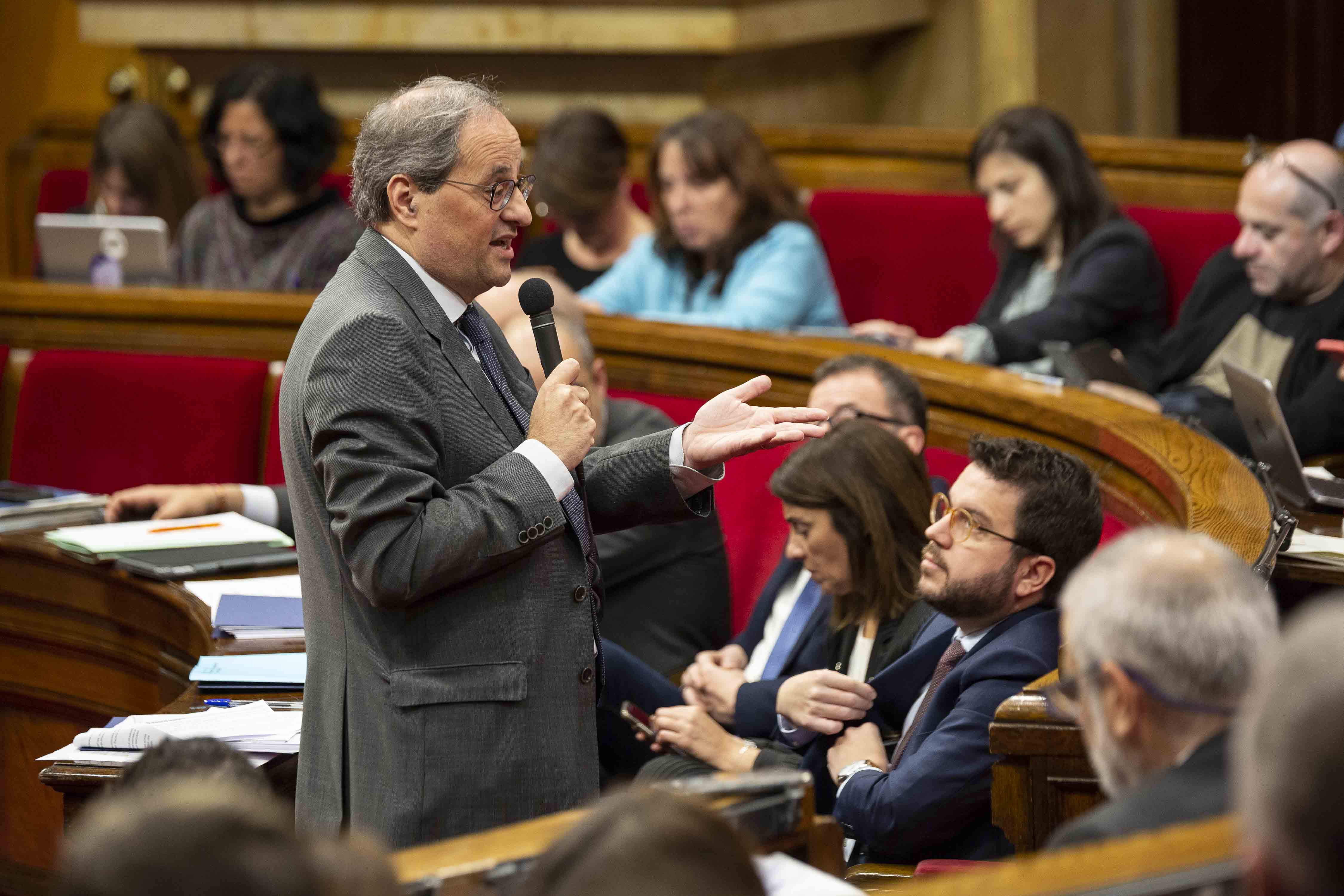 Torra reclama una "investigación transparente hasta el final" de Juan Carlos I