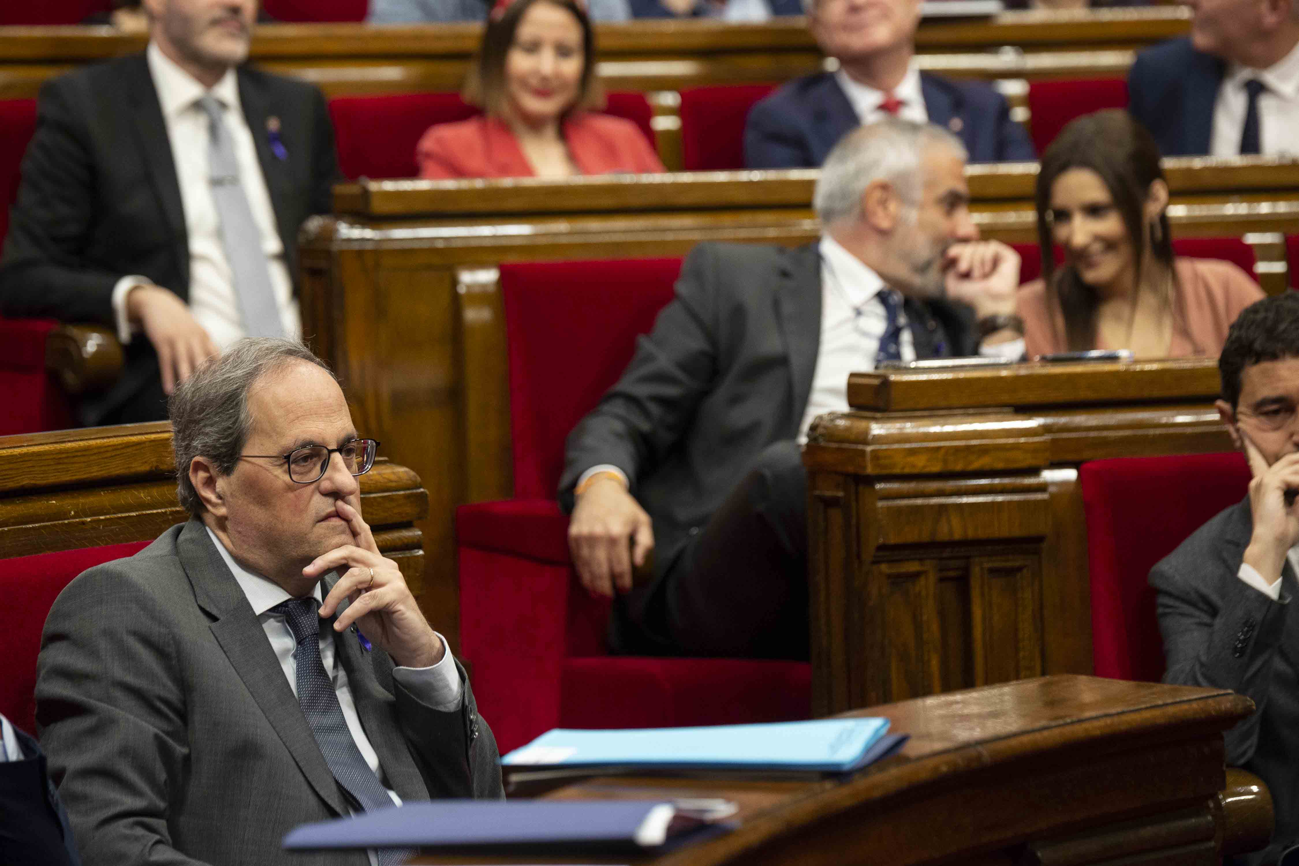 Torra carrega contra Cs: "Quina irresponsabilitat en un moment d'emergència!"