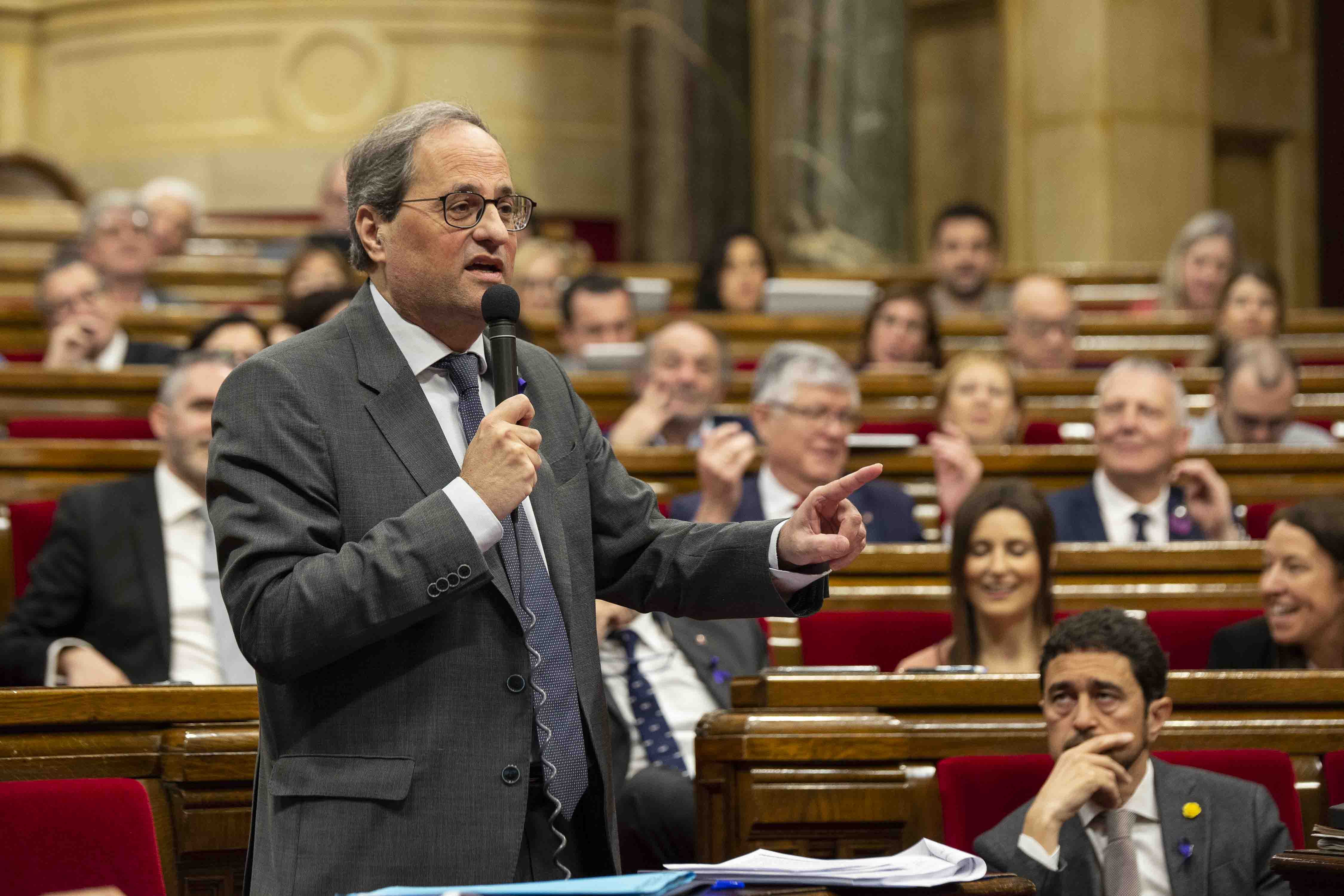 Torra reclama a Torrent recuperar el escaño después del escándalo Cs-JEC