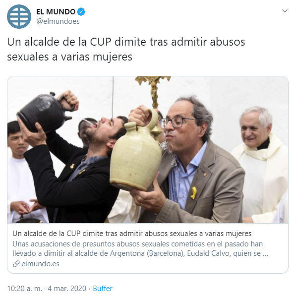 el mundo torra alcalde cup