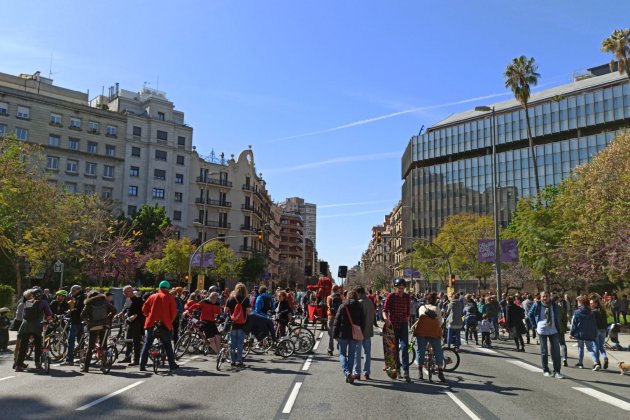Carrer Aragó sense cotxes
