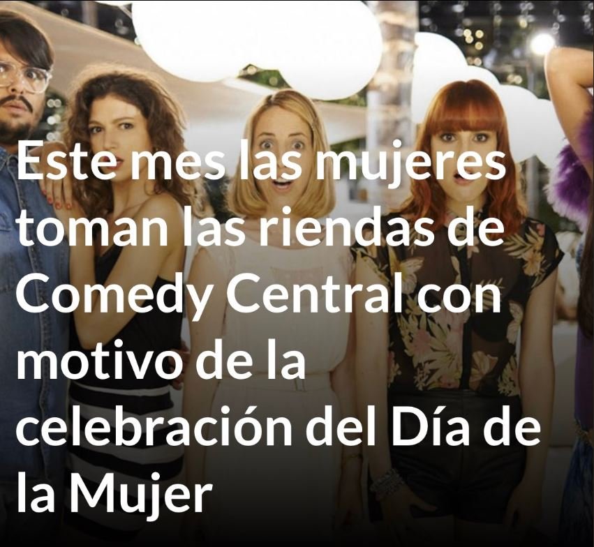 Comedy central mujeres @phimusical
