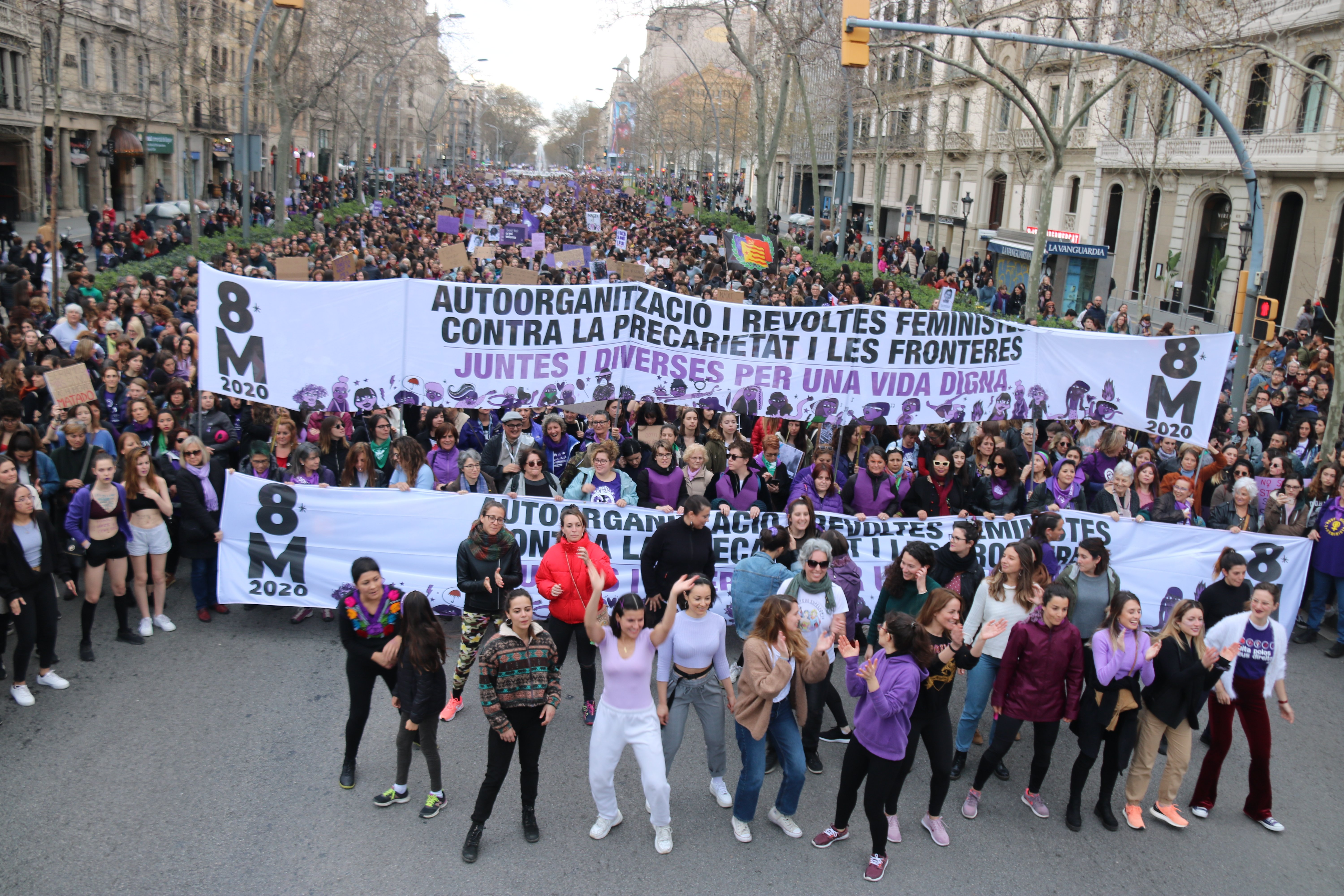 capçalera manifestacio 8m feminista acn