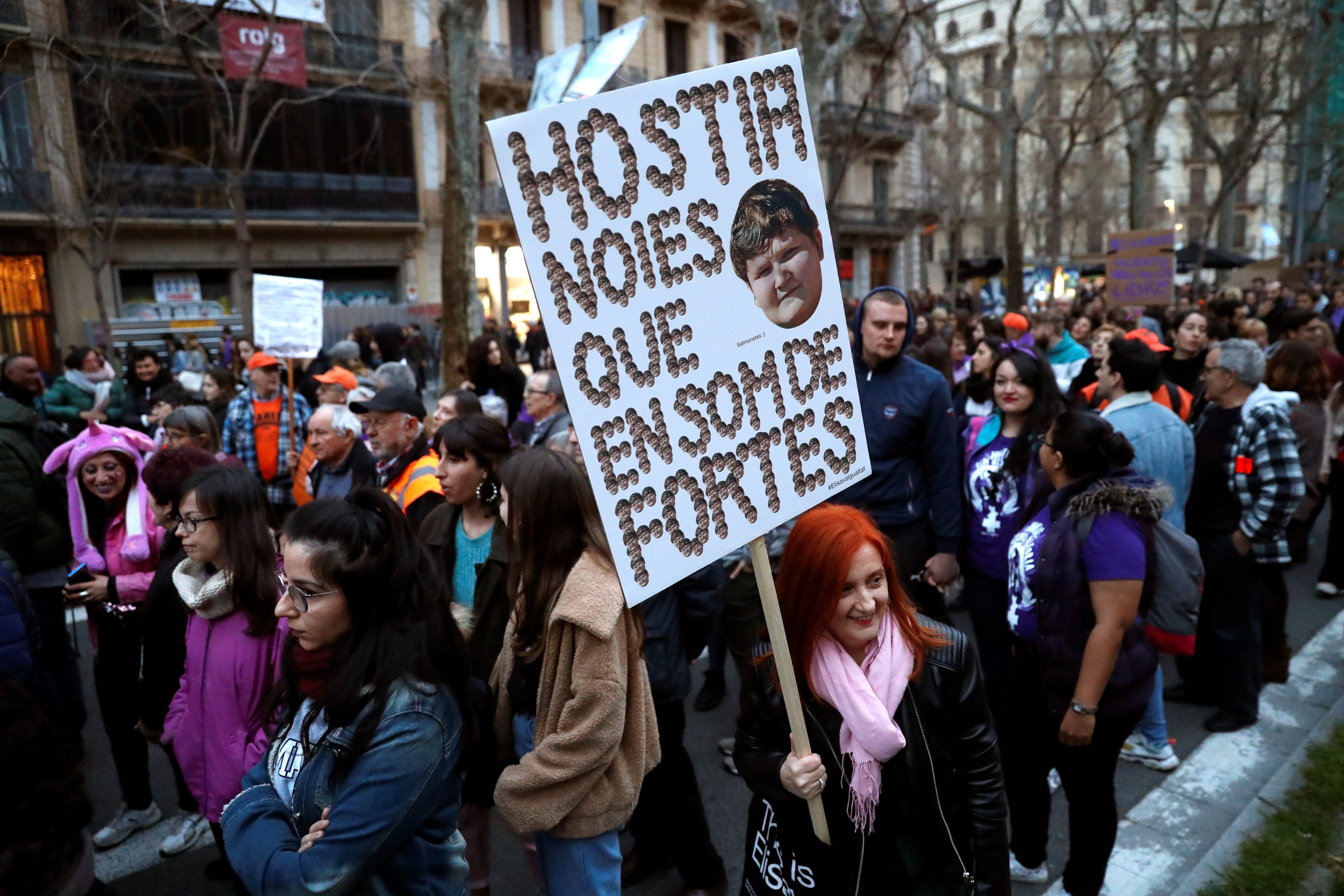 cartell 8m feminista efe barcelona cartell 8m feminista efe barcelona
