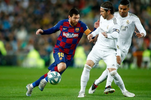 Leo Messi Sergio Ramos Barca Real Madrid Europa Press